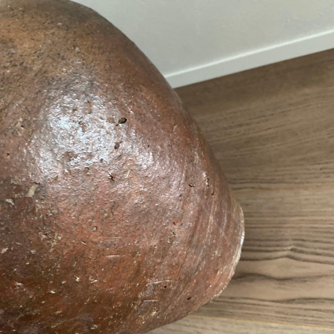 陶器　壺　花入　特大