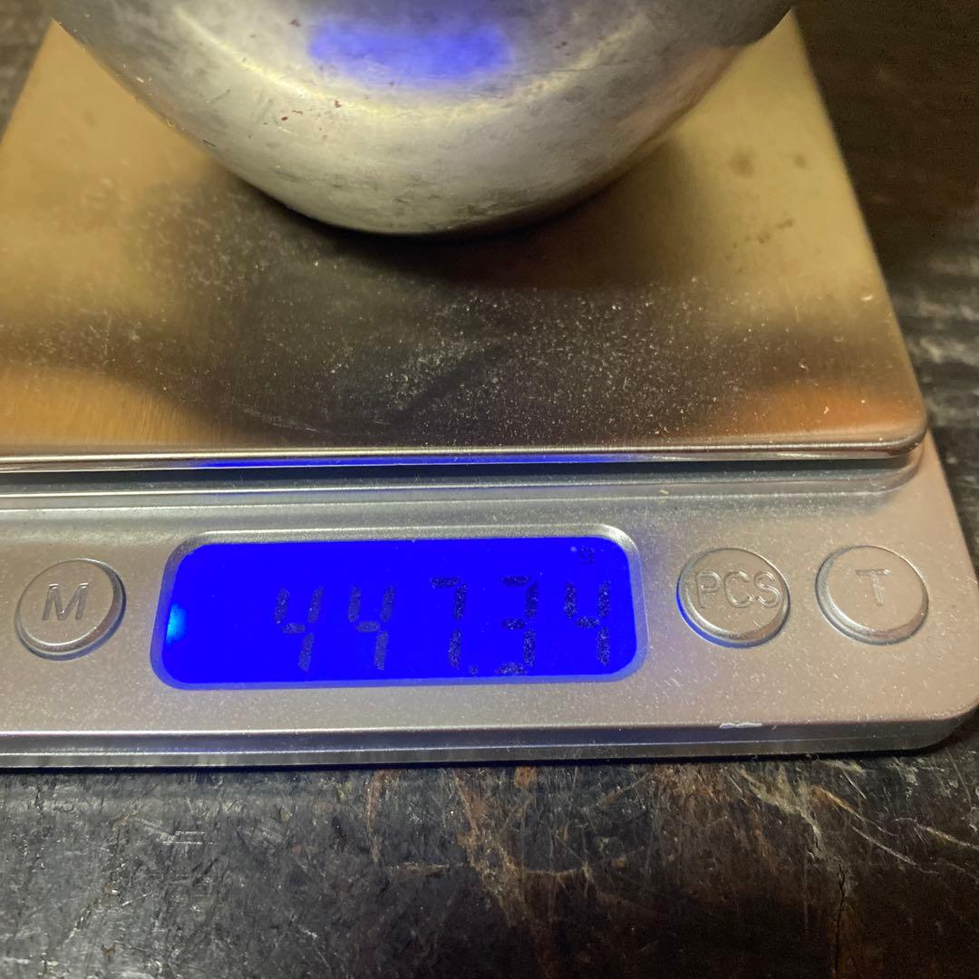 古錫徳利　京錫源製A 18cm8cm 447g