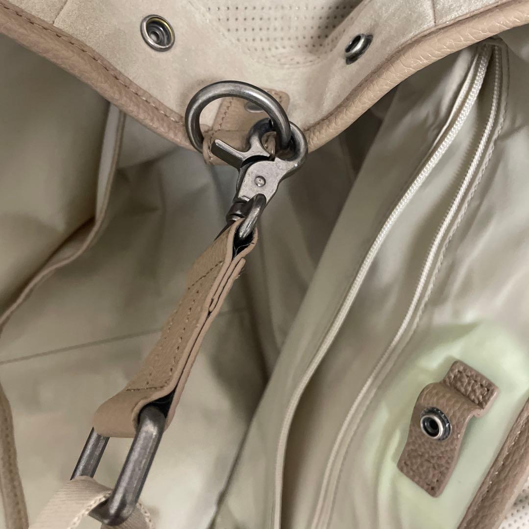 ビームスゴルフ　スウェード　ボストンバッグ