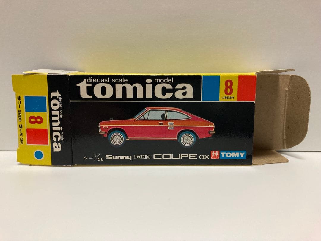 トミカ　日本製　サニー　1200 クーペ　GX 1Aホイール