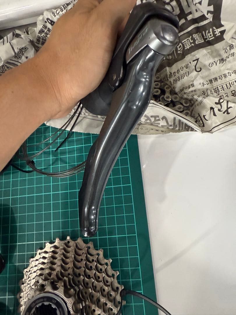 美品　SHIMANO ティアグラ R4700 リムブレーキ グループセット