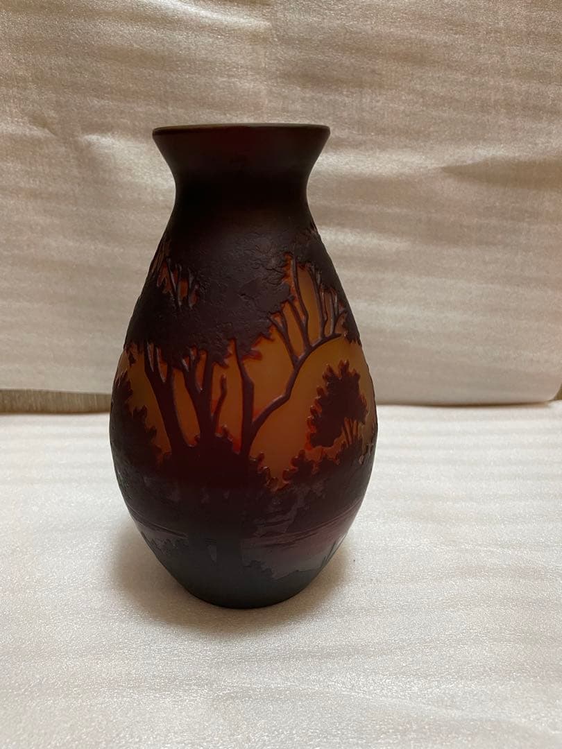 エミール　ガレ　花瓶　レプリカ