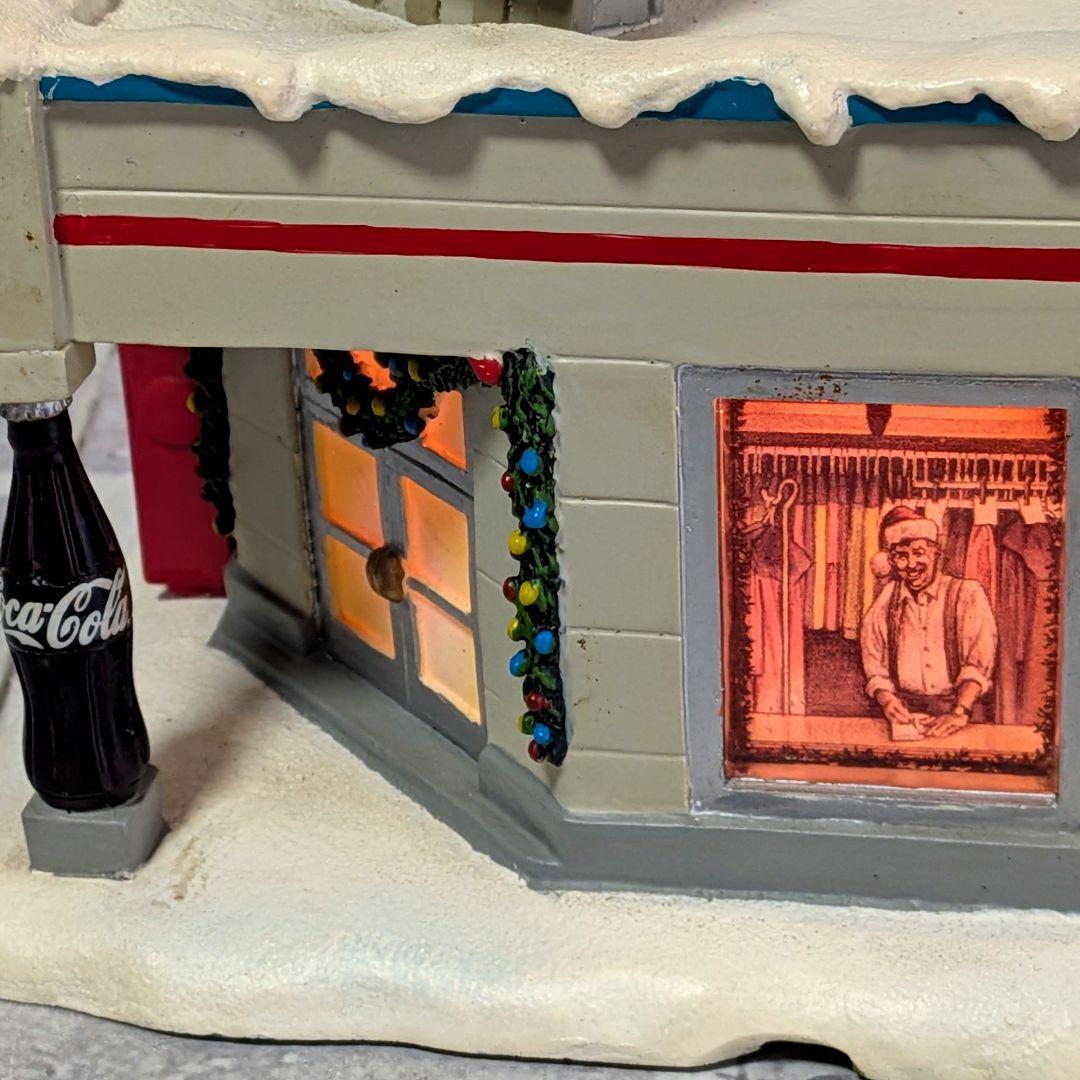 レア物 Coca-Cola ランドリー クリーナーズ イルミネーション付 置物