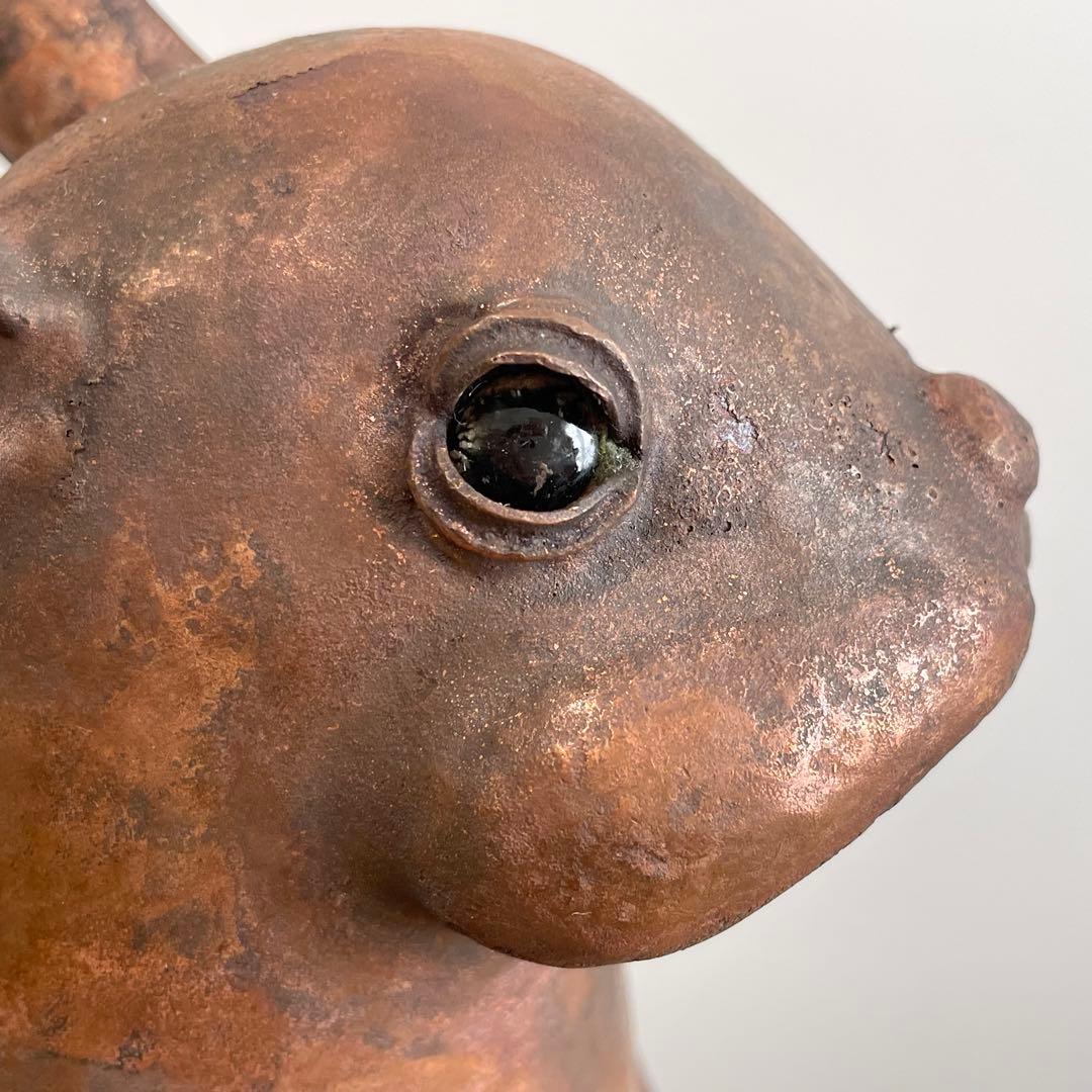 土屋陽太 鍛金 金工美術 一点もの うさぎ 兎 造形作家 オブジェ 金属工芸