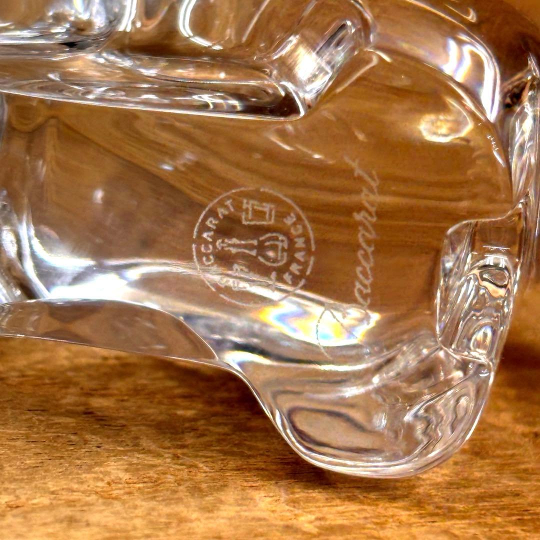 Baccarat バカラ ミニマルズ ポニー 馬 クリスタルガラス 置物