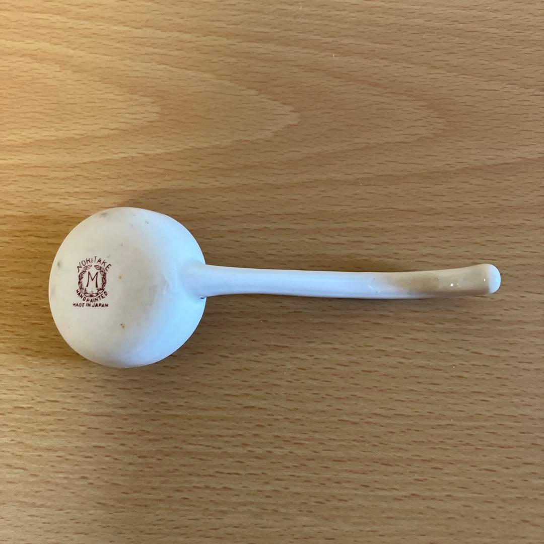 5. オールドノリタケ、Noritake-M印ボウル、ソーサー、スプーンのトリオ