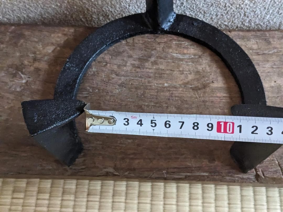 【人気商品　五徳大2個】五徳　鉄製　三ツ爪 五徳大　 約7寸　火鉢 鉄 風炉