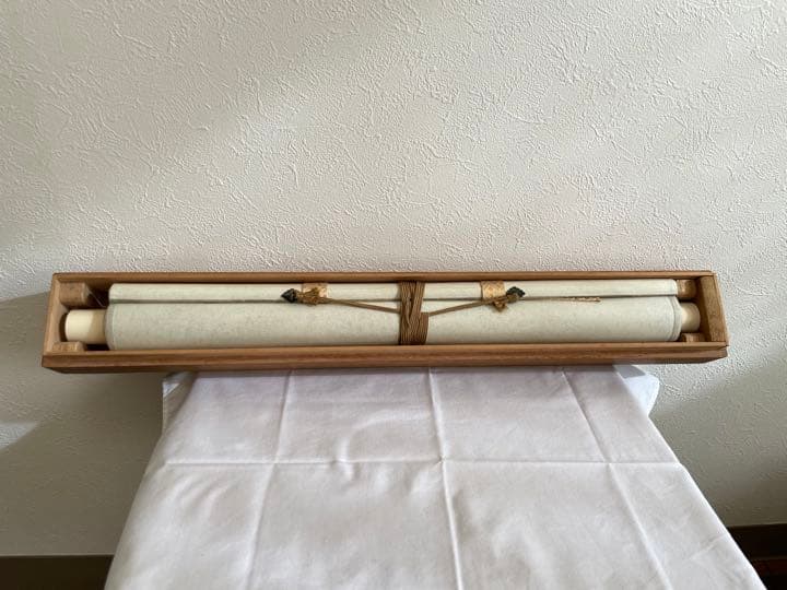 掛け軸 岸連山 山水図 箱あり アンティーク