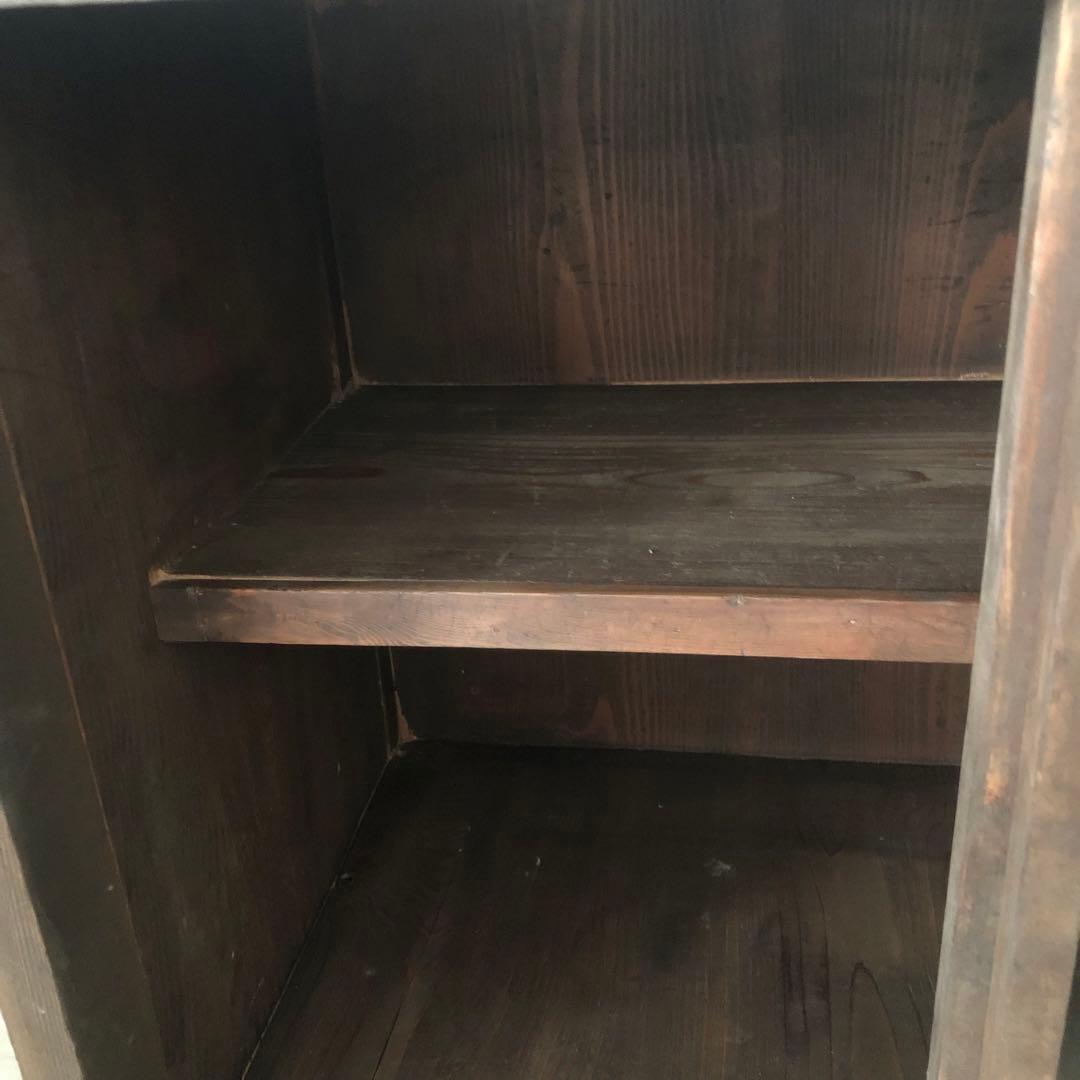 レトロ　アンティーク　古道具　古家具　古民家　ガラス棚　食器棚　箪笥　引き出し