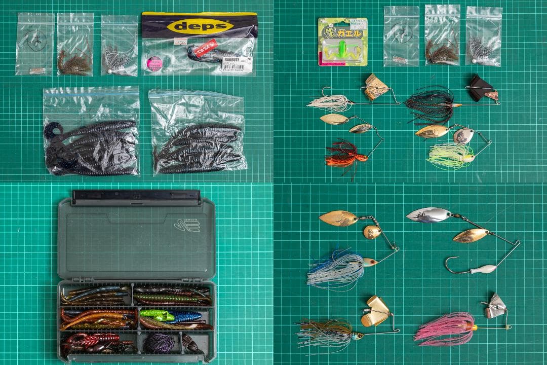 ルアーワーム小物セット《タックルボックスに入れて発送》