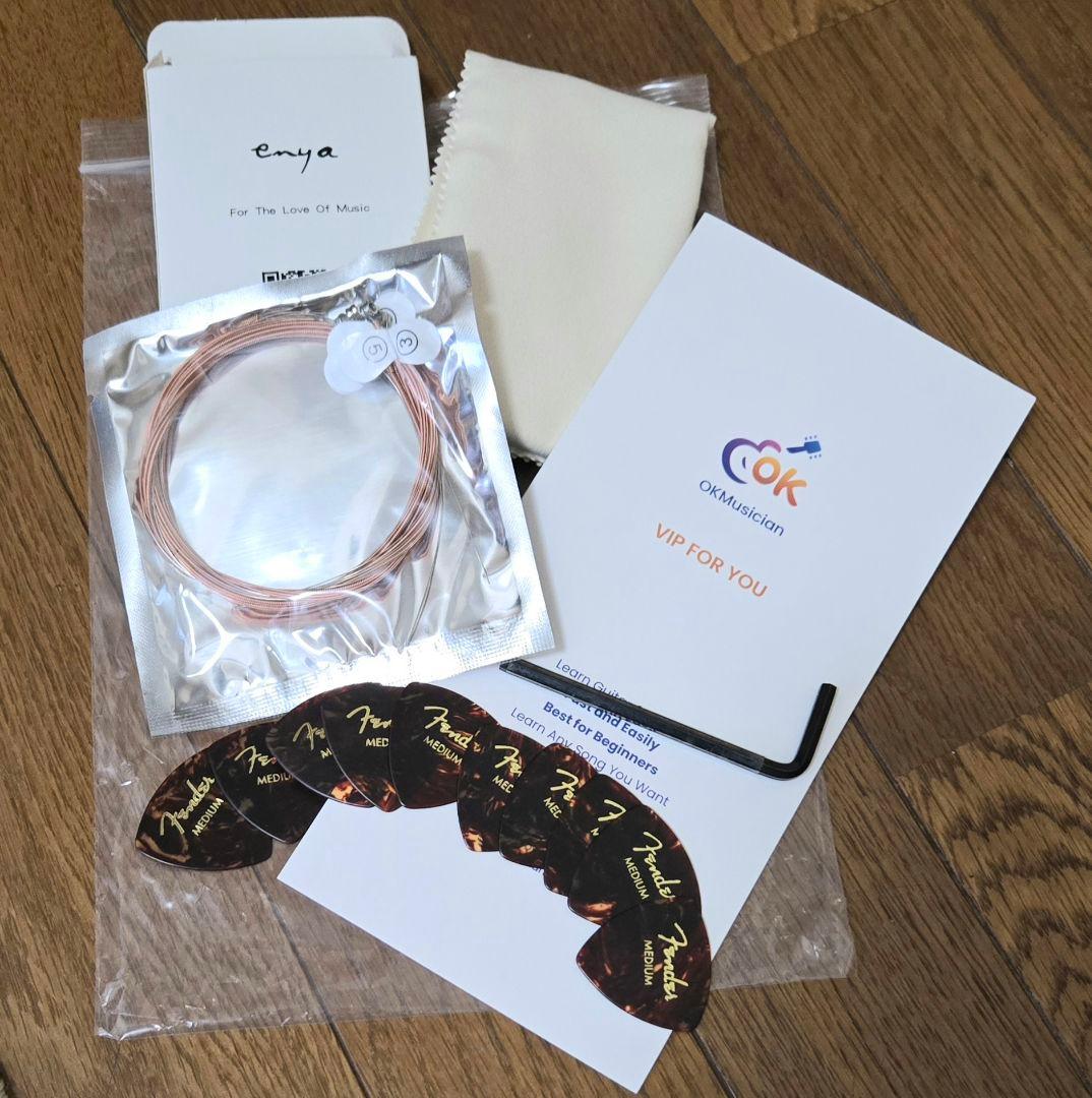 アコースティックギターENYA NOVA GO/BK ギターケース付き