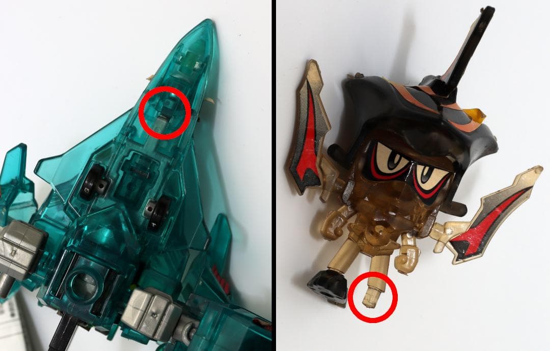 ビーダキャリバー＆デビルトライデント 限定クリアカラー特別品 Vビーダアーマー