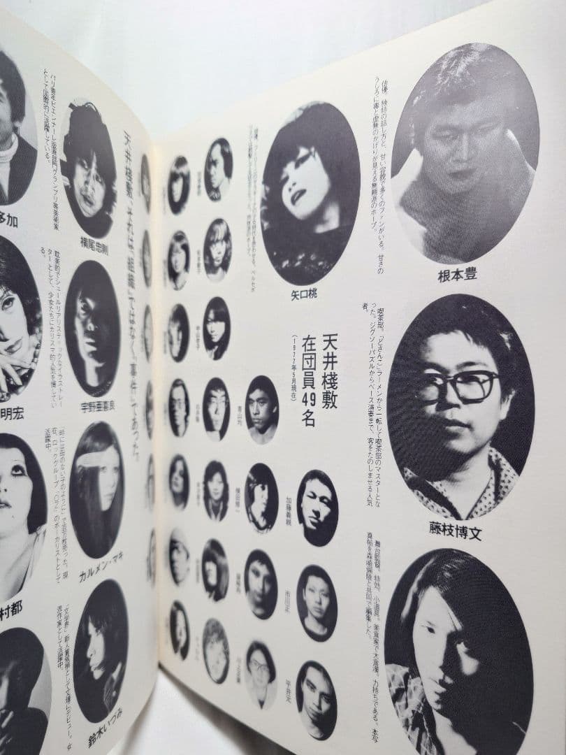 【1977年・初版帯付】『幻想舞台真帖 天井桟敷の人々』(土曜美術社)