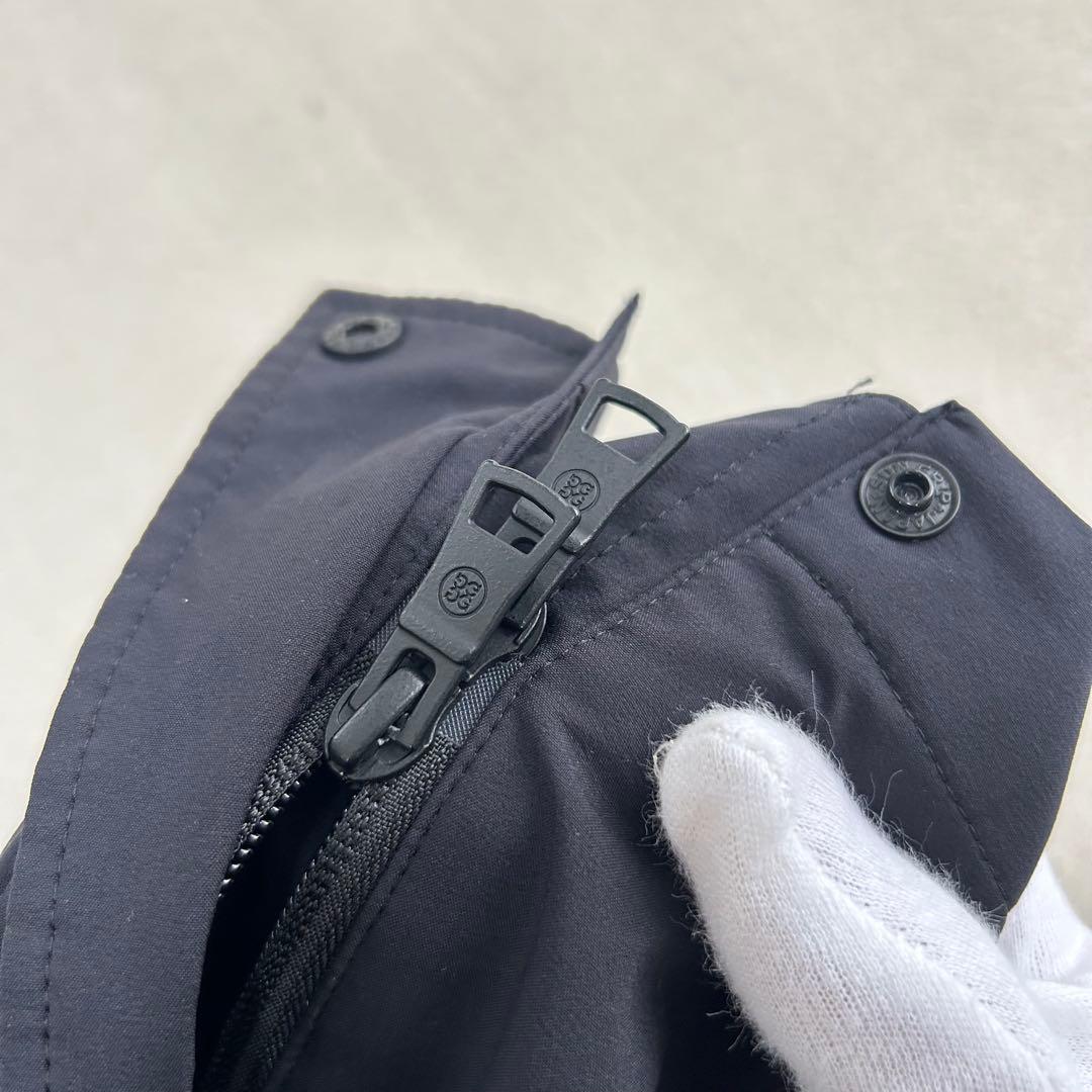 G/FORE ゴルフ 2way ジャケット ロゴプリント ジーフォア　黒　L