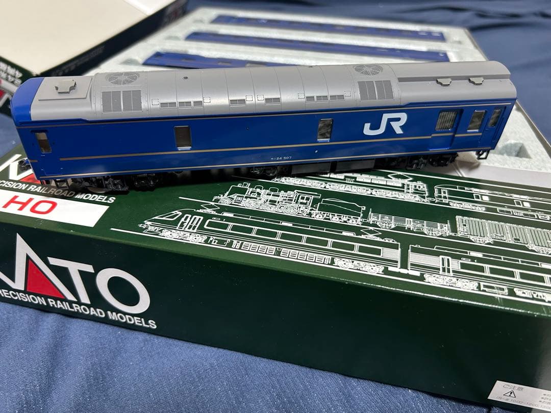 KATO (HO) 24系 寝台特急「北斗星」基本セット・オロハネ25 500
