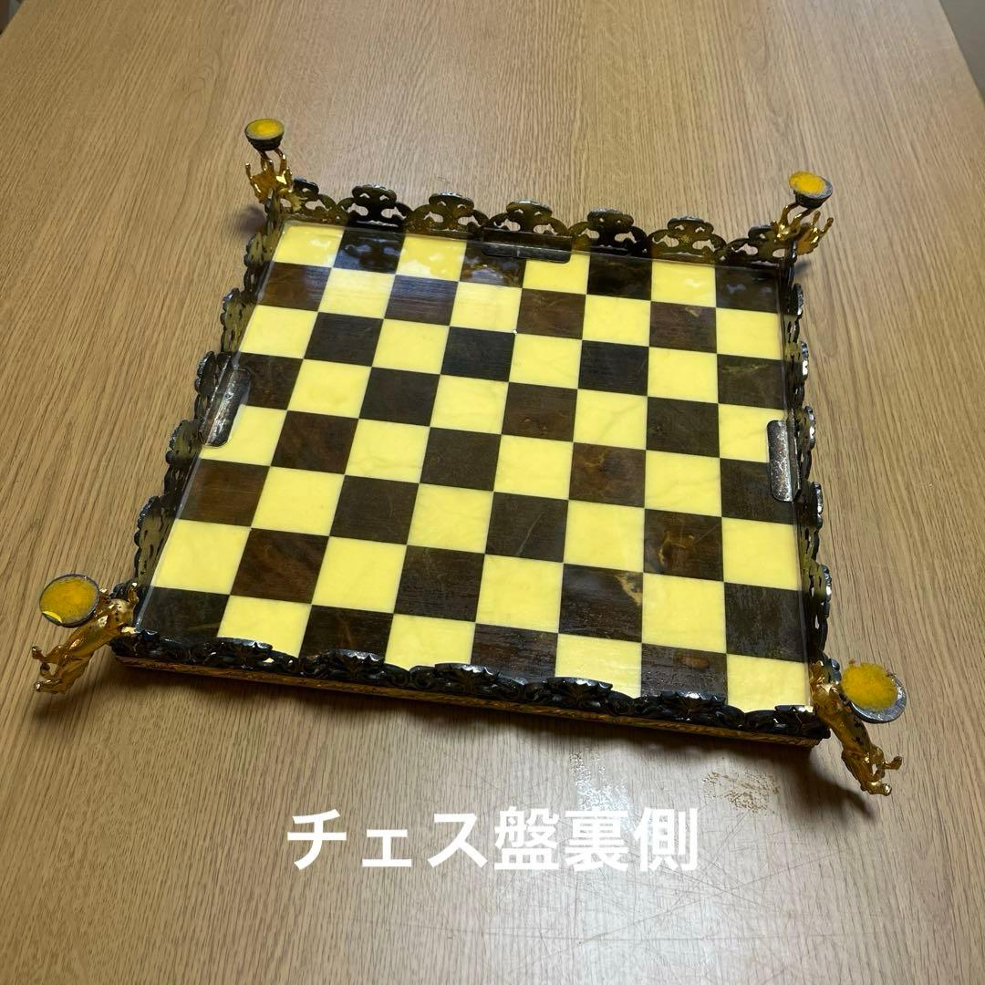 大理石　イタリア製 ヴィンテージ チェスセット