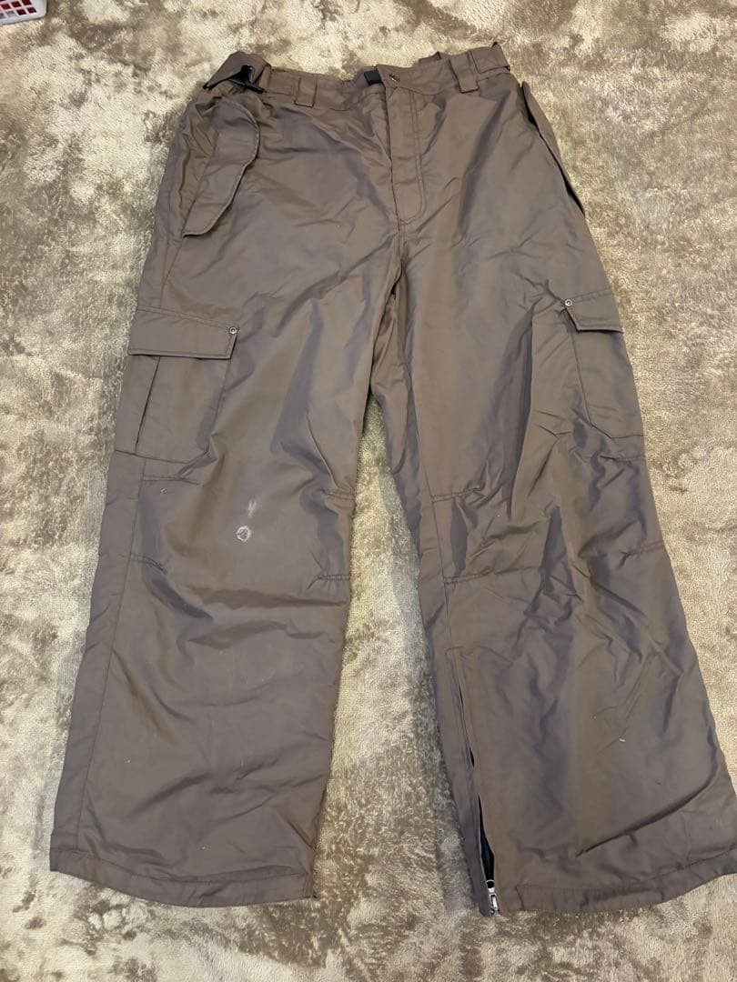 【値下げOK・セット販売】ポンタペス スノボウェア 上下セット メンズ ブラウン