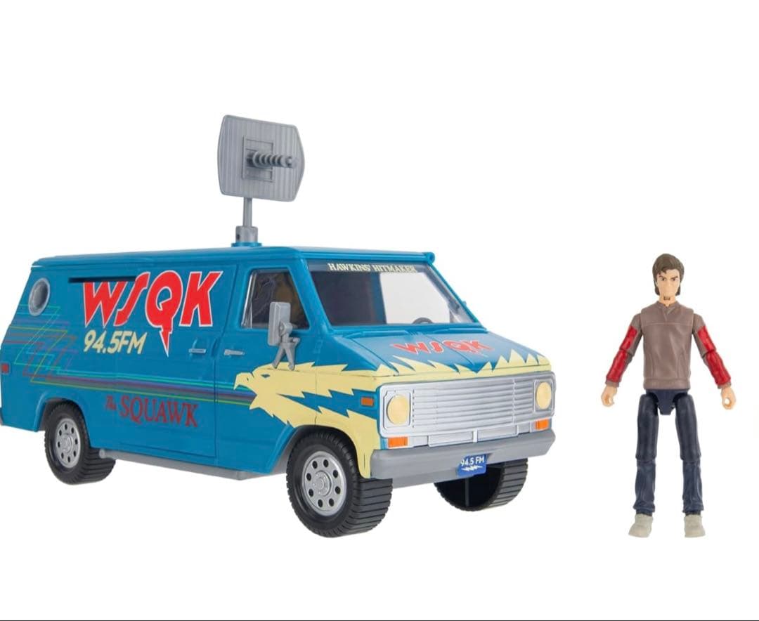 ストレンジャーシングス スティーブ WSQKバン フィギュア 海外限定 ミニカー