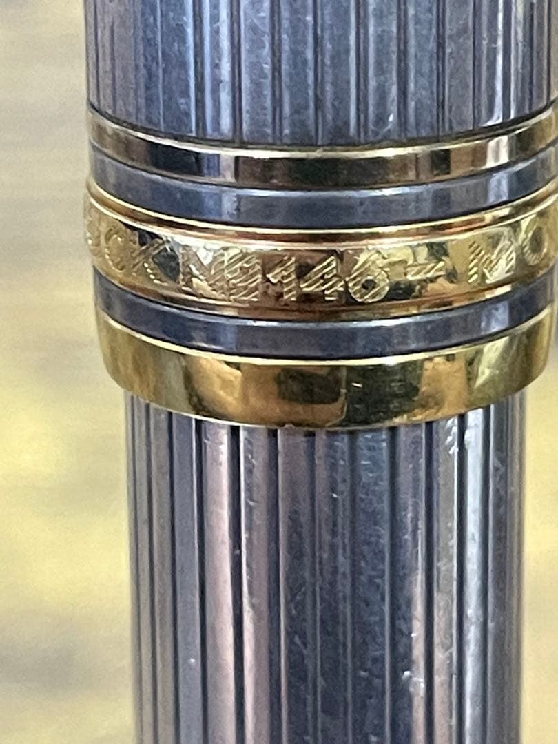 西ドイツ　モンブラン　1468 ヘミングウェイ　万年筆　18K シルバー 925