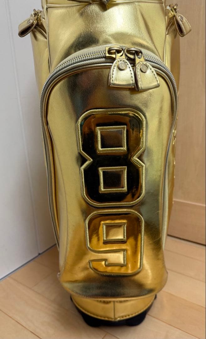 美品★パーリーゲイツ★キャディバッグ★ゴルフ★ゴルフバッグ★ゴールド★レア★金
