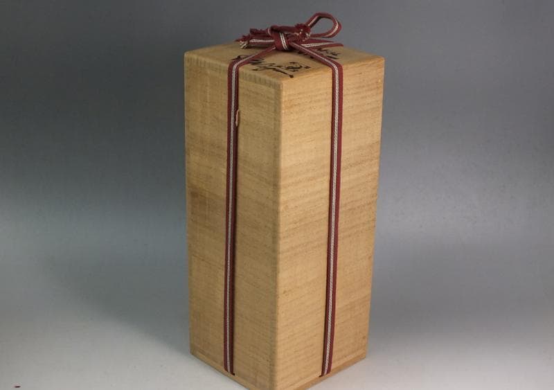 ☆ 利茶土ミルグリム 作 瀬戸釉六角花入 共箱 B2