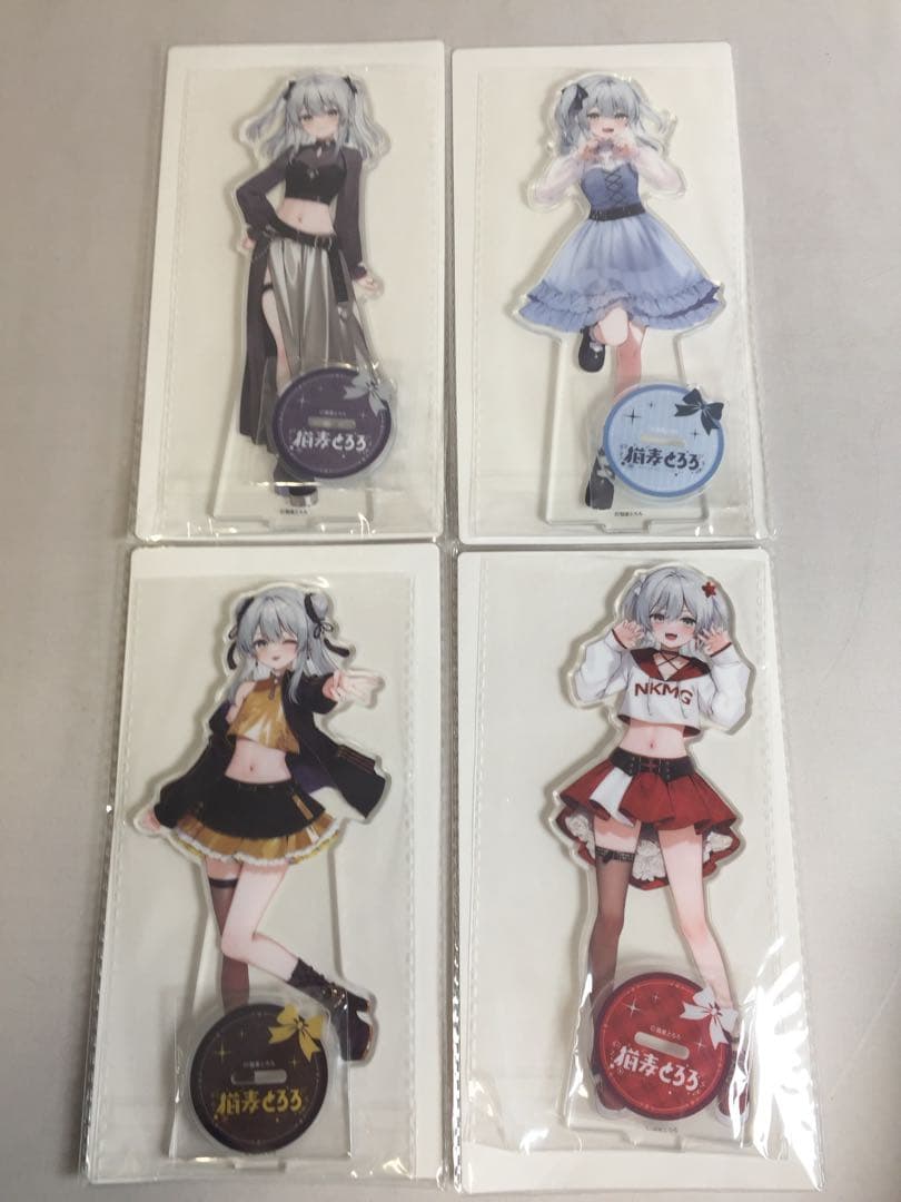 C-389未開封 猫麦とろろ 17点セット アクリル 缶 クッション タンブラー