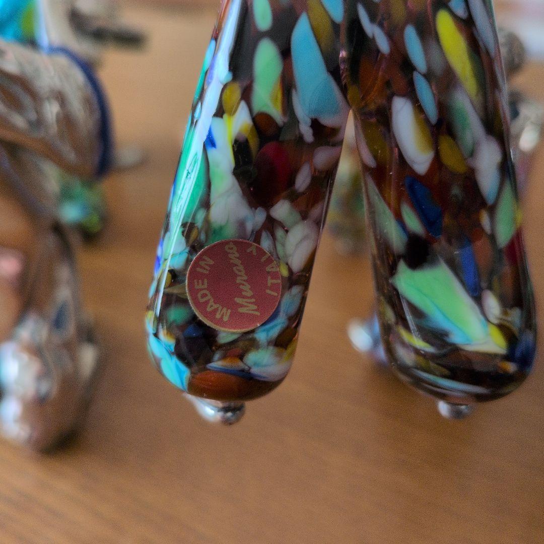 専用再出品 MURANO ムラノガラス ANGINI作 アンティーク人形セット