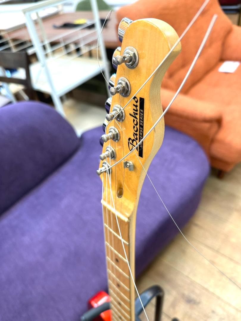 ♪Bacchus バッカス テレキャスター 赤 レッド Universe ♪