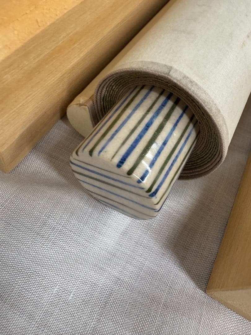 仔犬図　犬　掛け軸 掛軸 茶掛　茶道具　無地箱　合箱あり