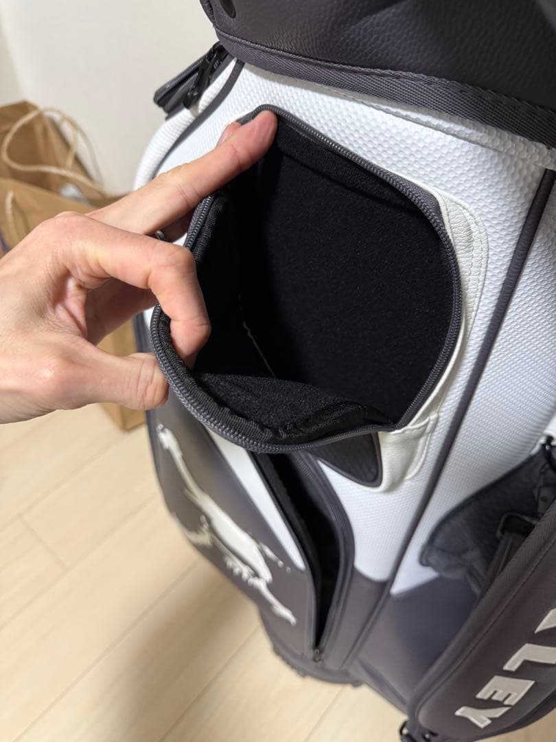 OAKLEY ゴルフ　キャディバッグ グレー/ホワイト