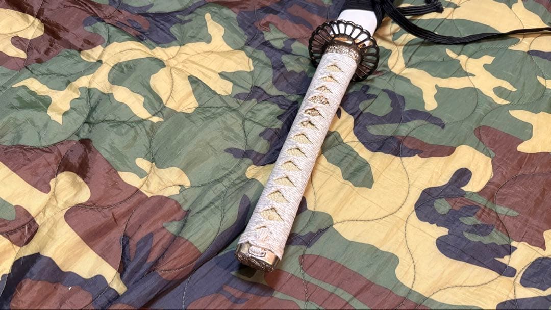 りゅうき様用　 沖田総司拵　菊一文字宗則　白　箱付き