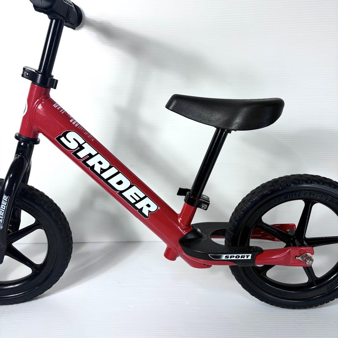 極美品☆STRIDER SPORT バランスバイク ペダル無し レッド 赤