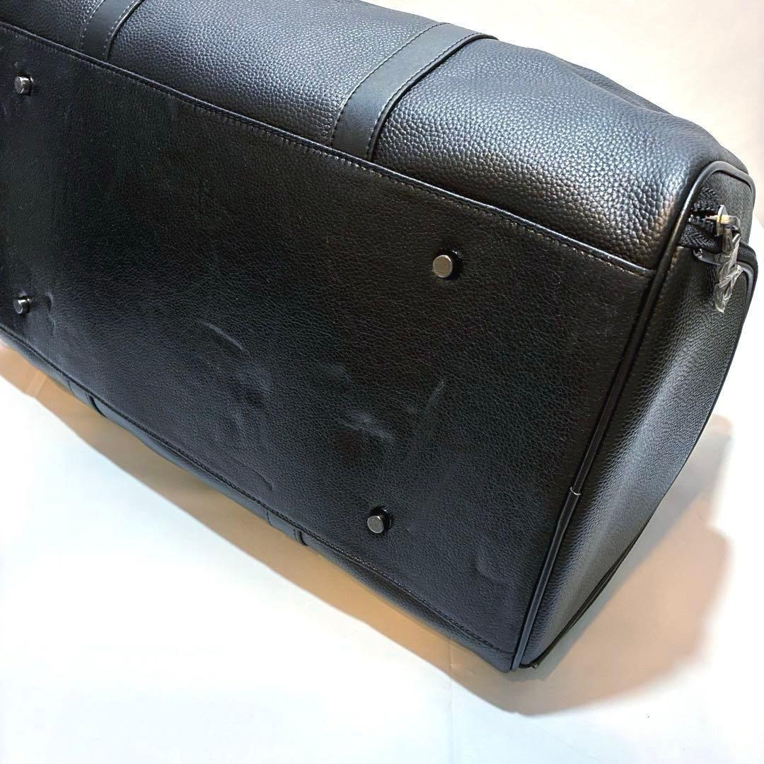 【新品タグ付】 BOSTANTEN 2way ゴルフバッグ シューズ収納 本革