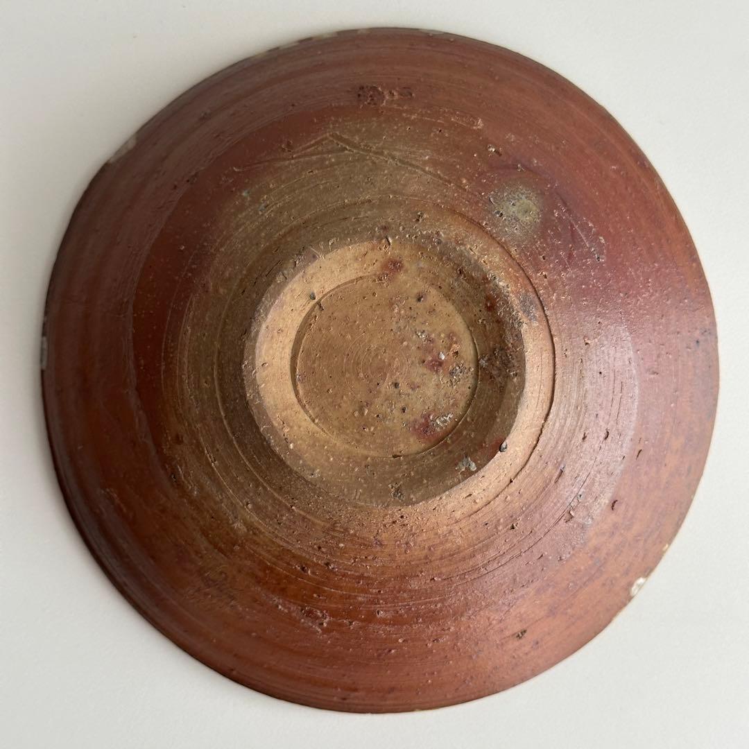 森陶岳 備前 茶器 緋襷 平茶碗 共箱