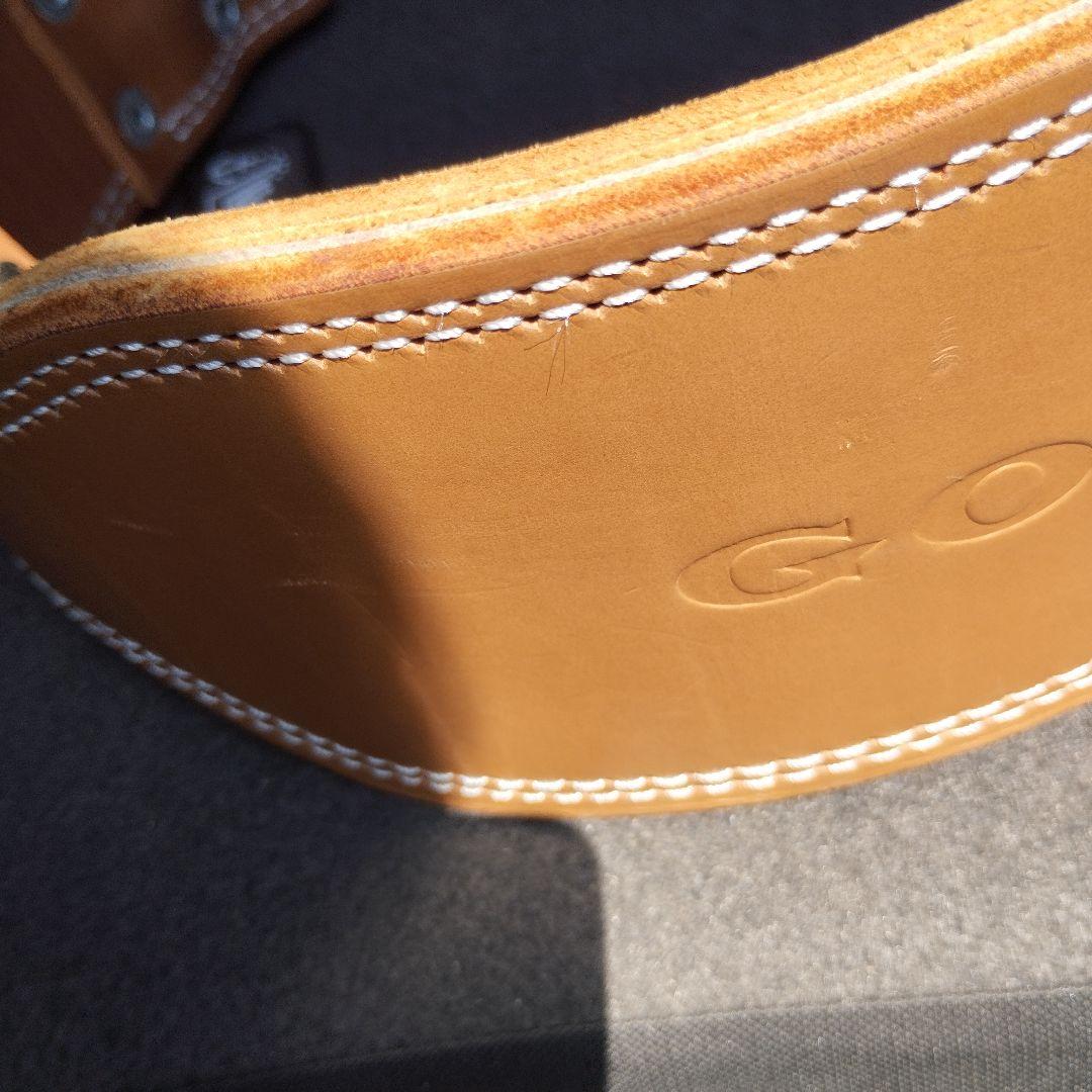 ゴールドジム プロレザーベルト Lサイズ