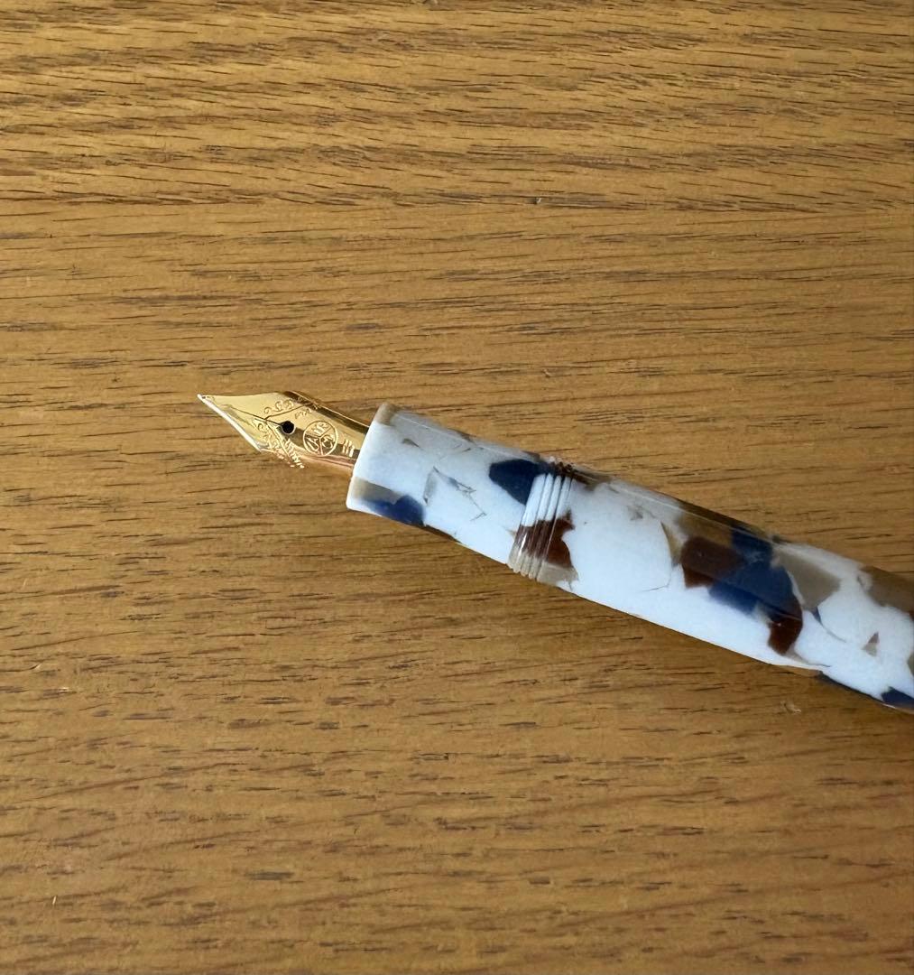 10/13まで値下げ カヴェコ 万年筆 アートスポーツ テラゾ EF