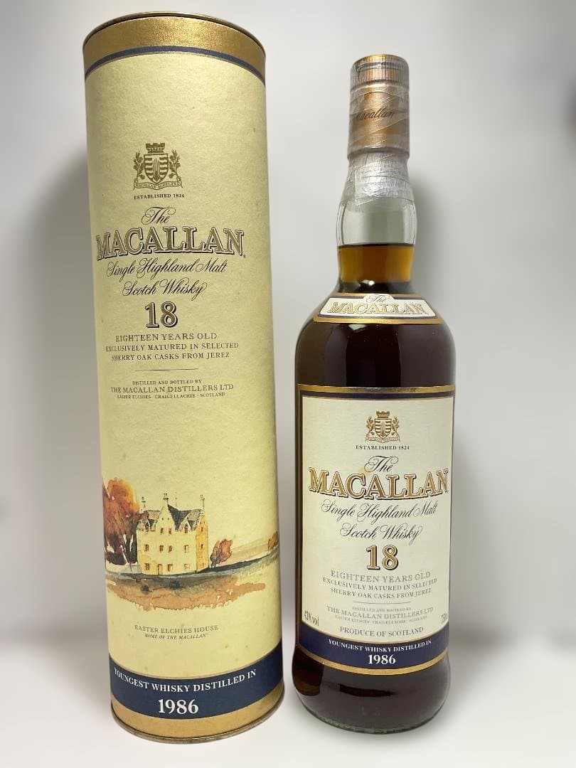 【未開栓・希少】MACALLAN マッカラン 18年 1986