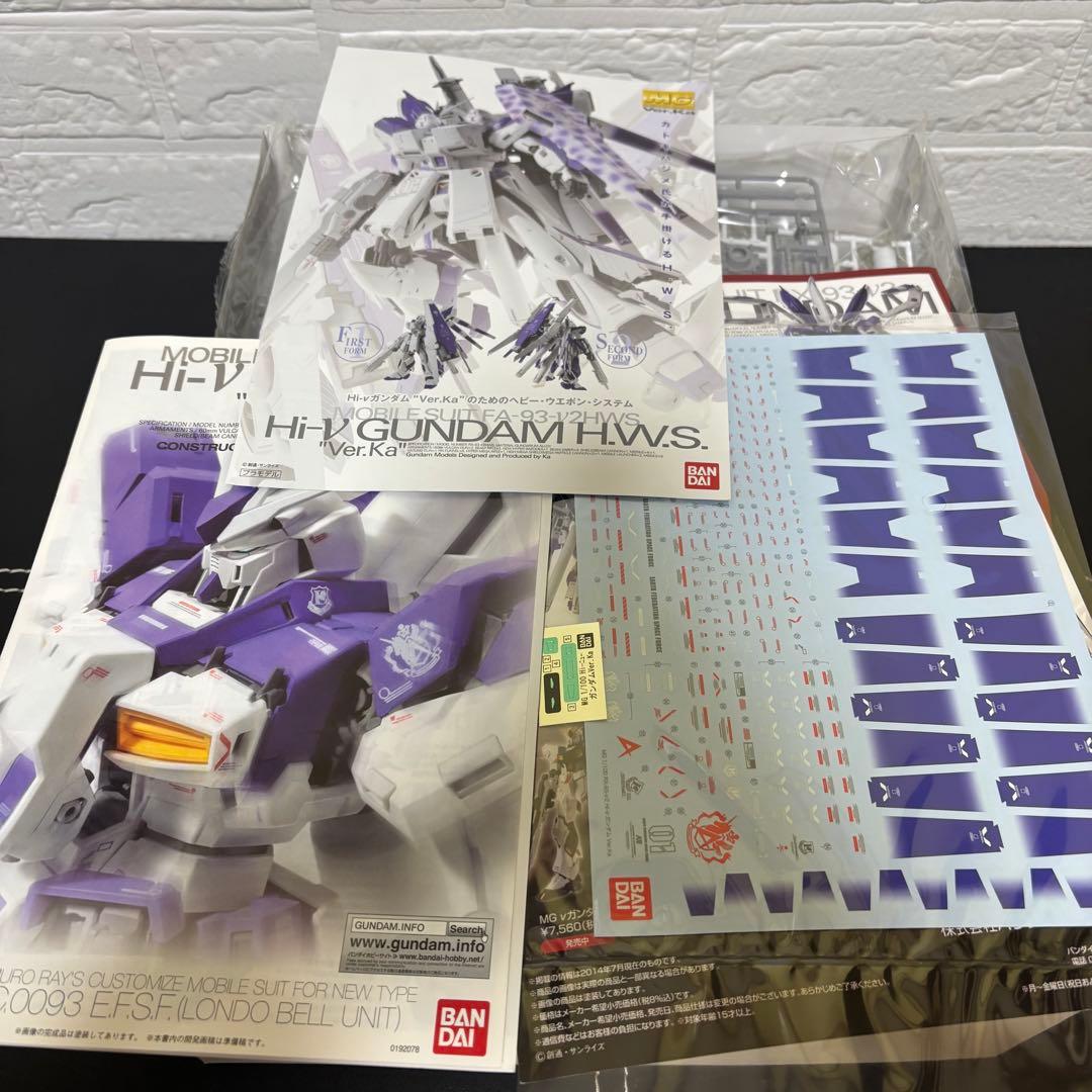 【限定品】 MG Hi-νガンダム Ver.Ka プラモデル ガンプラ 未組立品