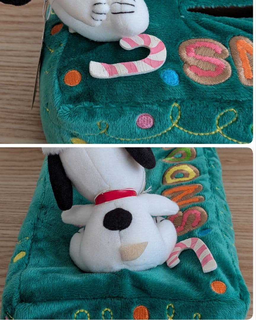 スヌーピータウンショップ クリスマスシリーズ2005 ティッシュボックス ケース