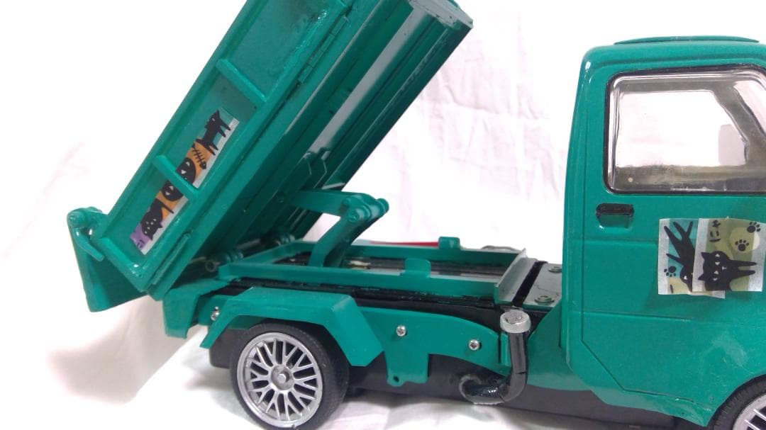 トイラジコン軽トラックをダンプカーに改造品＊価格相談等お気軽にコメントどうぞ