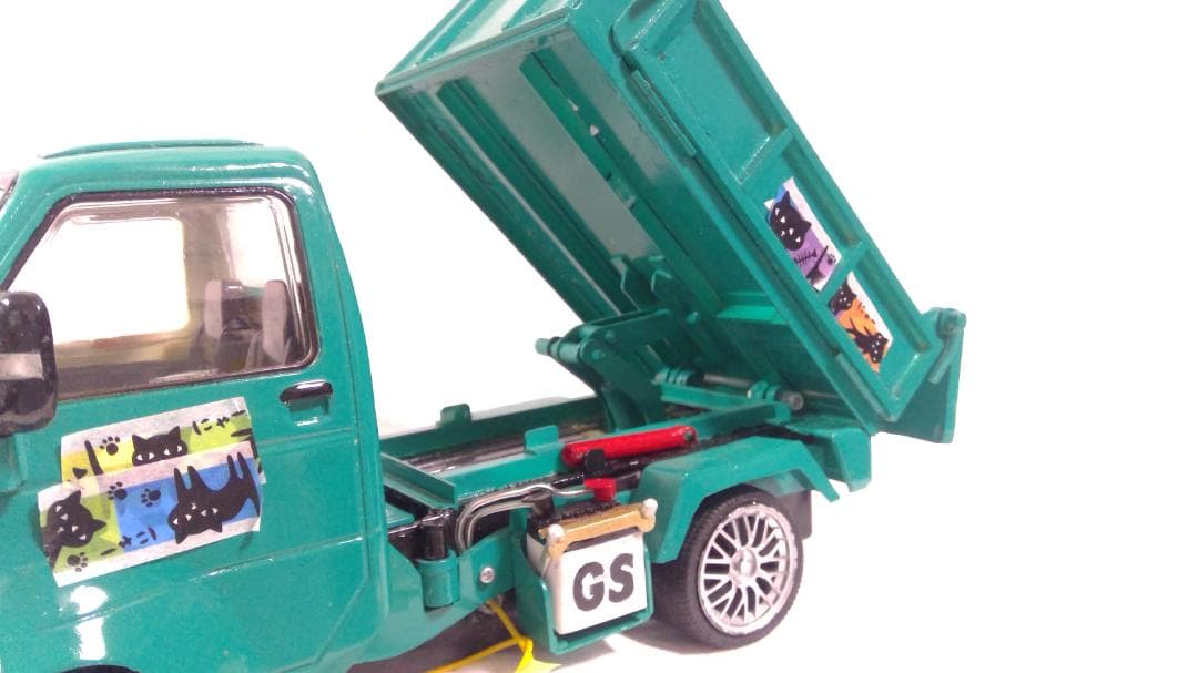 トイラジコン軽トラックをダンプカーに改造品＊価格相談等お気軽にコメントどうぞ