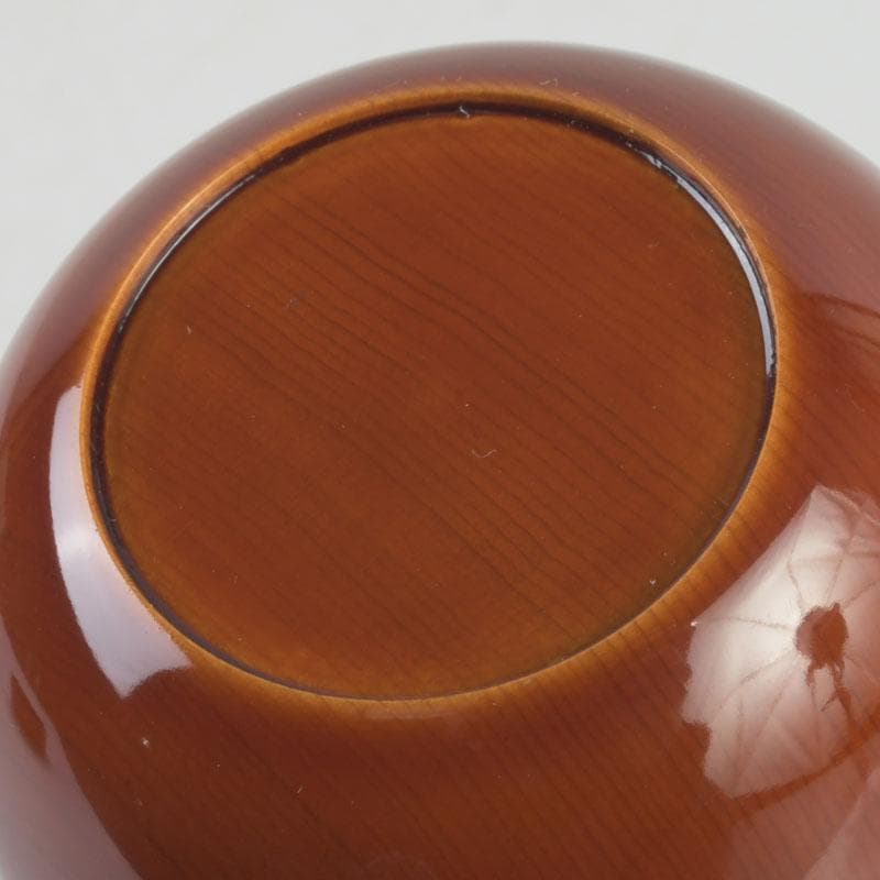 茶道具　飛騨春慶塗　中棗　箱付　V　9687