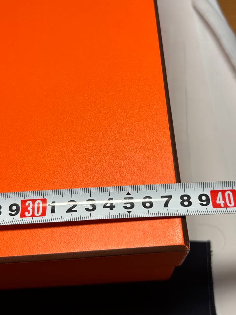 71519 HERMES オレンジボックス バーキン　ケリー用　美品