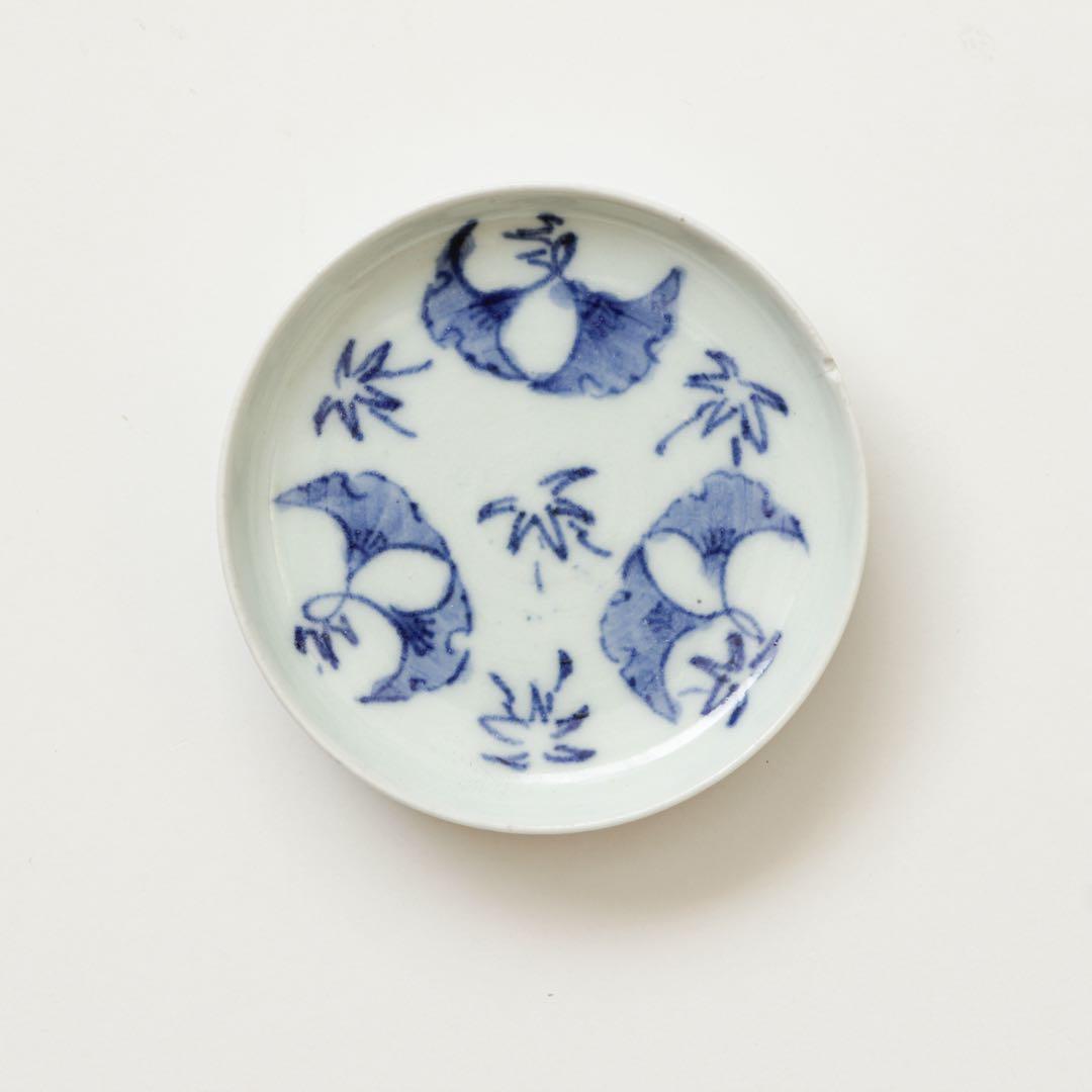 古伊万里　伊万里　江戸　中期　豆皿　小皿 2客セット　金継ぎ　材料