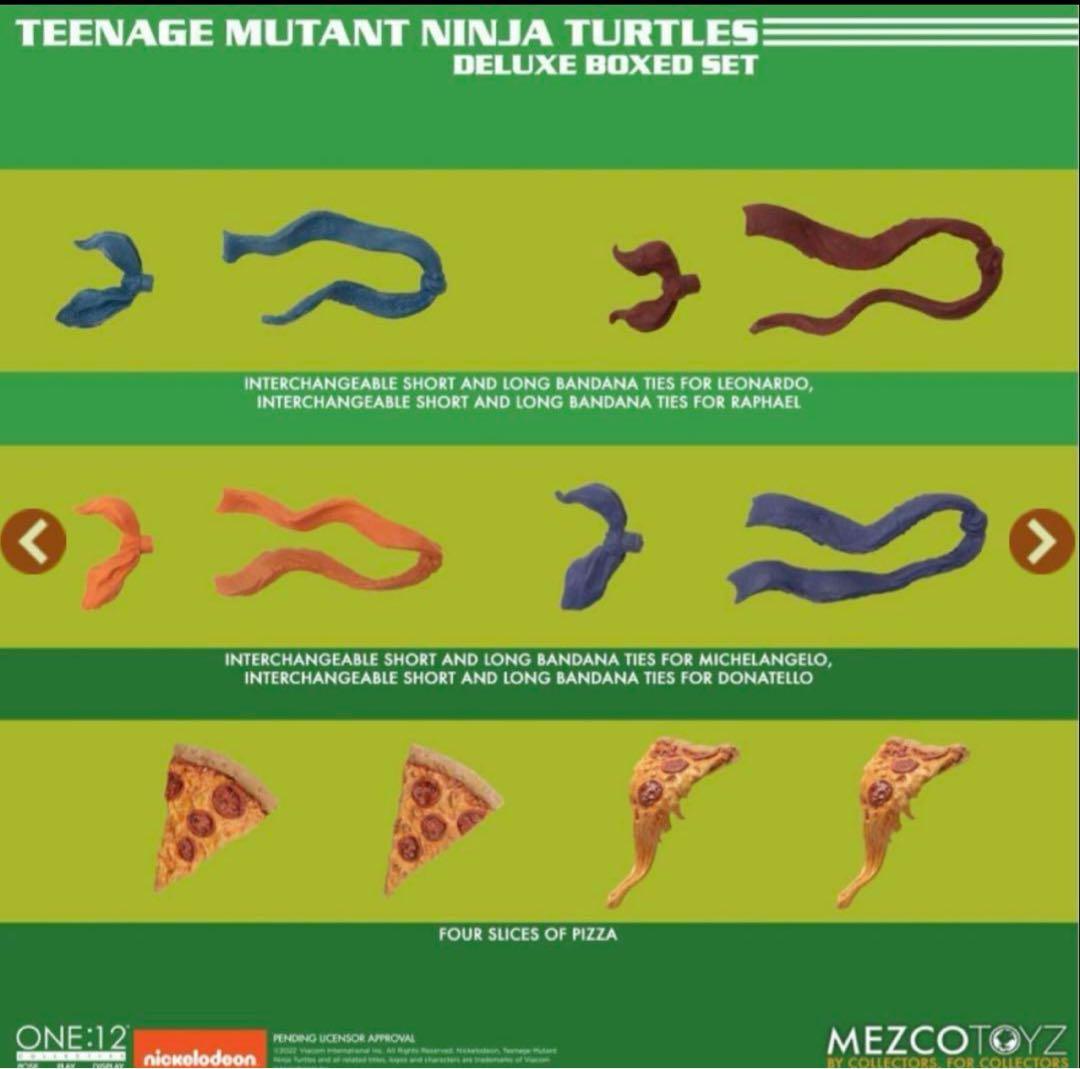 ワン12 タートルズ　1/12 フィギュアギフトボックスセット　メズコ