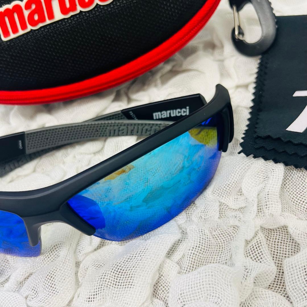 marucciマルチ サングラス MSNV108-MB-B 野球MLBスポーツ用