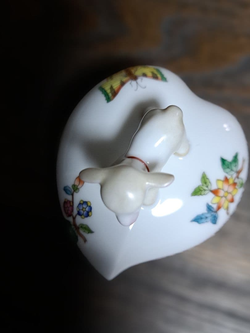 (お値下)　新品　Herend 陶磁器 　ひつじ 　ヴィクトリア　ボンボニエール