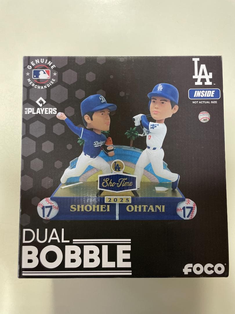 大谷翔平 デュアルボブルヘッド 2025 Sho-Time FOCO社製 二刀流