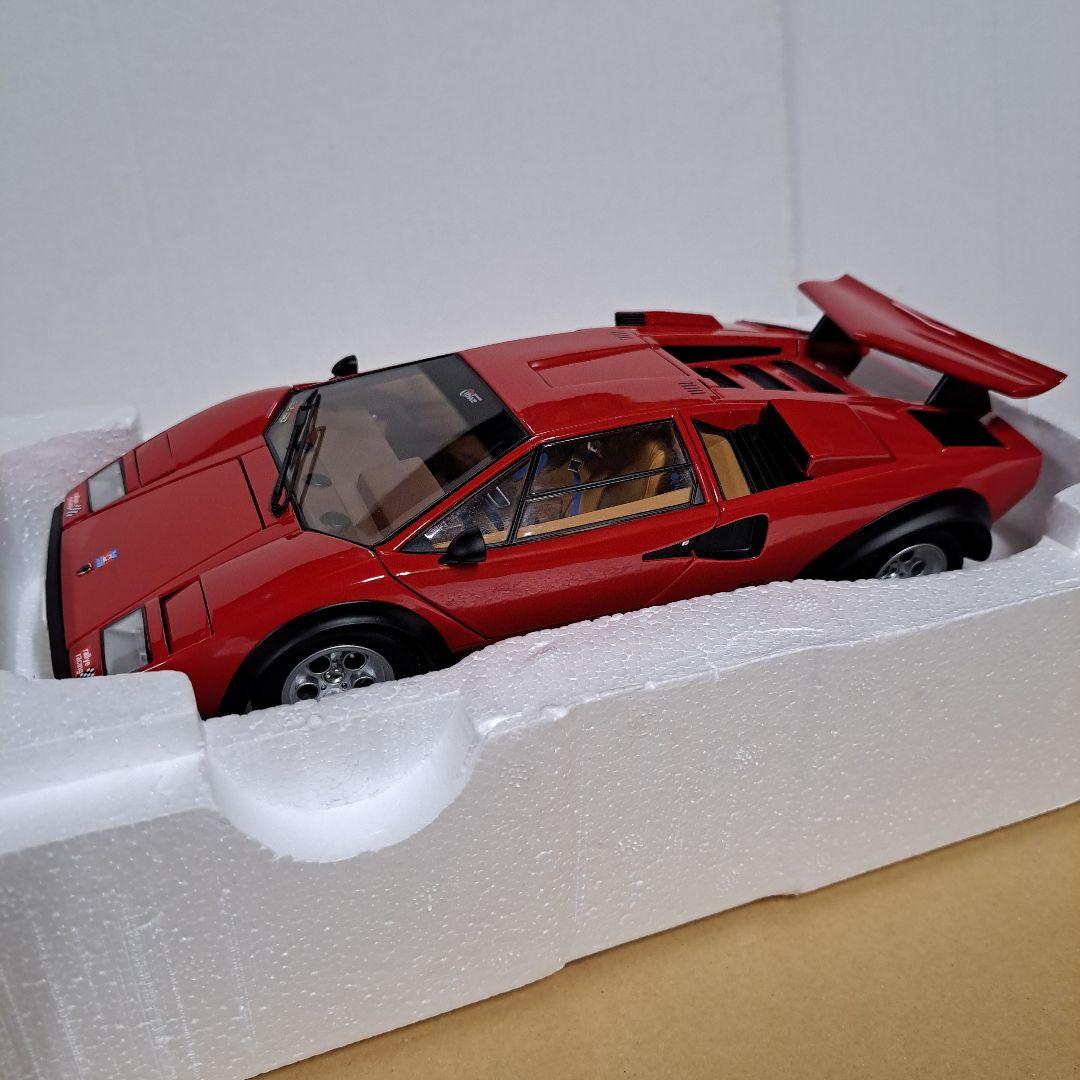 京商 ランボルギーニ カウンタック ウォーターウルフ 赤 1/18 開閉機能あり