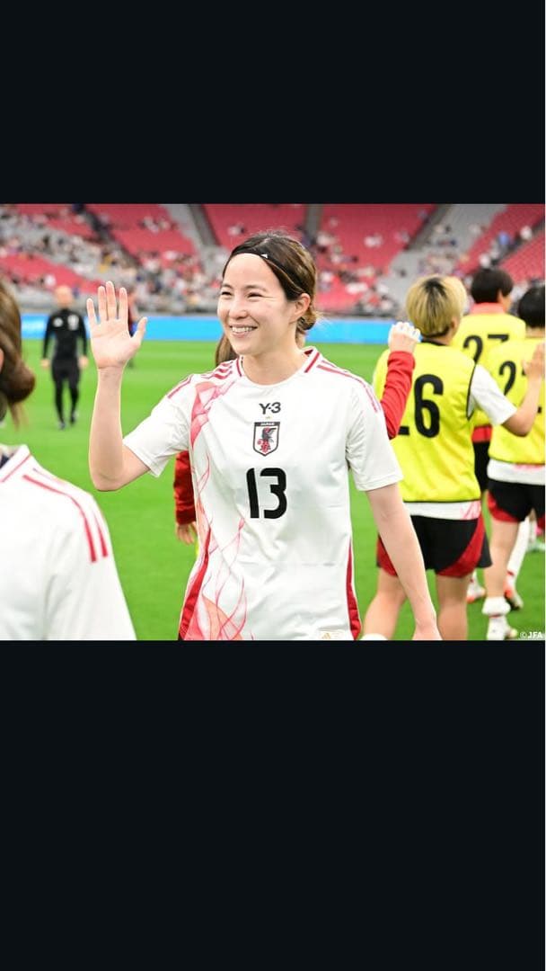 北川ひかる 女子日本代表 なでしこジャパン ユニフォーム 半袖 #13